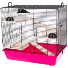 Cușcă rozătoare REX III + WOOD 58 x 38 x 55 cm ROZ