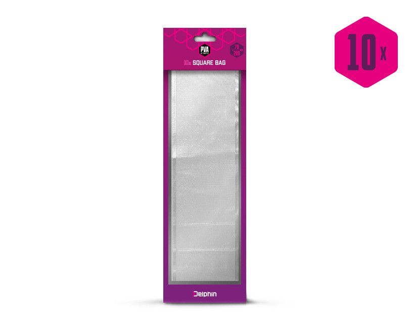 Saci PVA pătrați Delphin / 10buc 70x200mm
