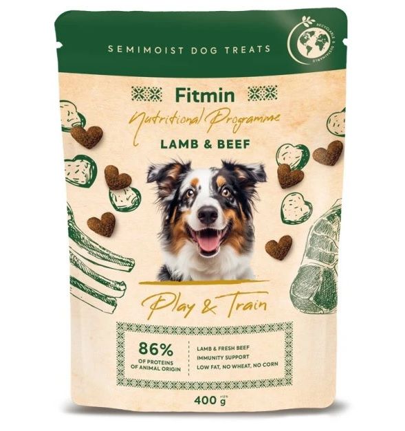 Fitmin Play & Train Lamb & Beef 400 g