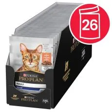 PRO PLAN CAT INDOOR pliculeț Somon &icirc;n sos 26 x 85 g