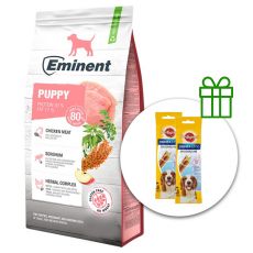 EMINENT Puppy High Premium 17 kg + 2x Pedigree Denta Stix GRATUIT