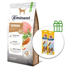 Eminent Senior High Premium 17 kg + 2x Pedigree Denta Stix GRATUIT