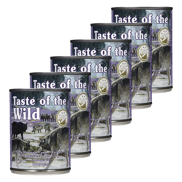 TASTE OF THE WILD Sierra Mountain Canine - conservă, 6 x 390g