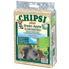 CHIPSI PLUS GREEN APPLE talaş pentru rozător - 60 L - AMBALAJ DETERIORAT