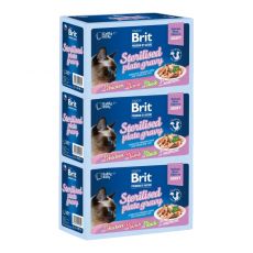 Premium Cat Delicate Fillets in Gravy Family Plate Sterilised 36 x 85 g