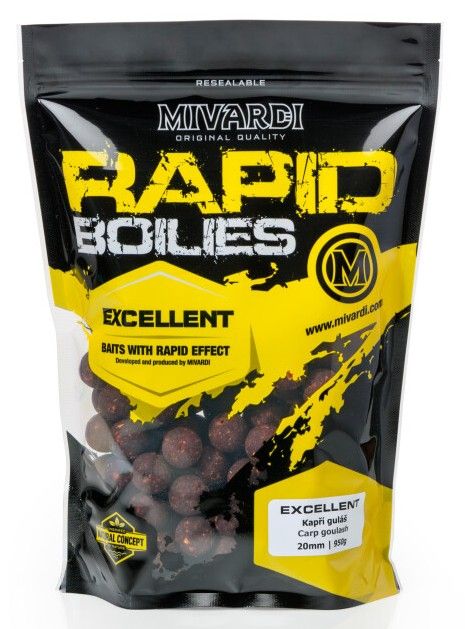 Mivardi Rapid Boilies Excellent Gulaș de crap 950 g / 24 mm