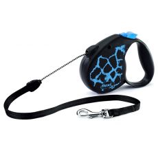 Flexi Safari Girafa lesă pentru până la 12 kg, 5 m cablu - albastru