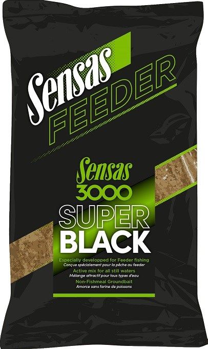 Sensas 3000 Feeder 1kg Super Black
