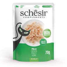 Schesir Complements Adult Cat Kuracie filety v želé 70 g