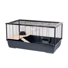 Cușcă pentru rozătoare și animale mici Bunny 100 De Luxe NEGRU