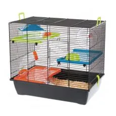 Cuşcă rozătoare PINKY III COLOR - 50 x 33 x 45,5 cm NEGRU