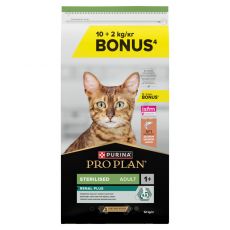 PURINA PRO PLAN CAT STERILISED RENAL PLUS somon 10 + 2 kg