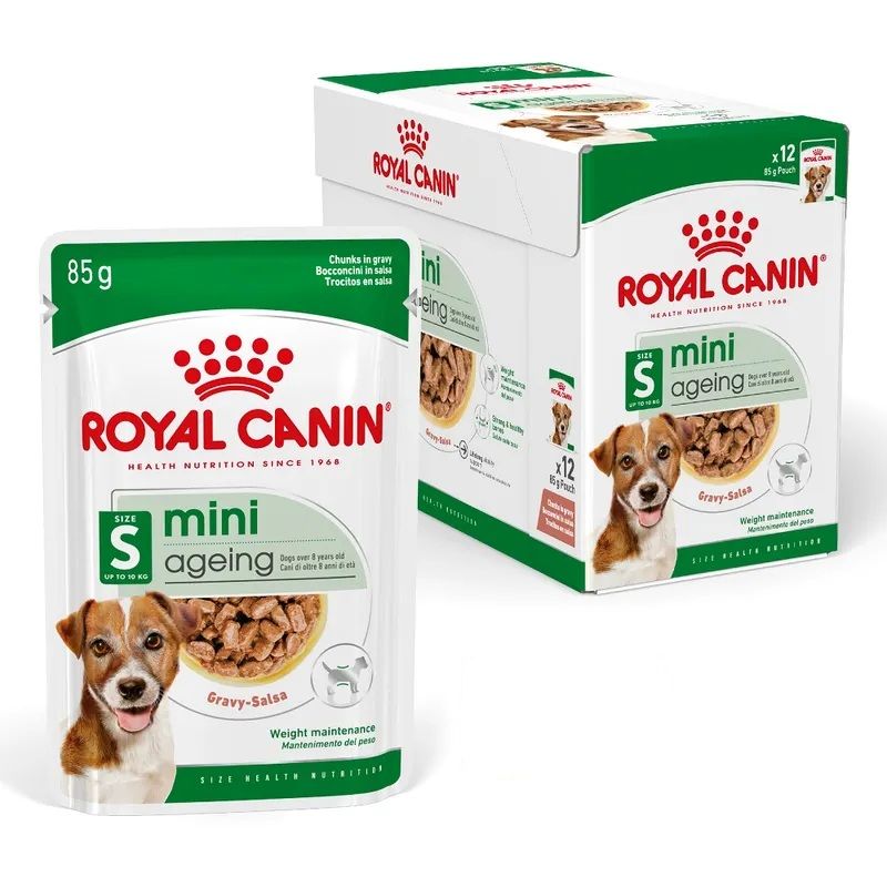Royal Canin Dog Mini Ageing plicule în sos 12 x 85 g
