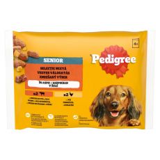 Pedigree Senior Selecție mixtă în gelatină 4 x 100 g