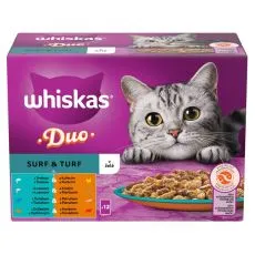 Whiskas Duo Surf & Turf &icirc;n jelly 12 x 85 g