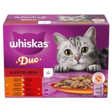 Whiskas Duo Meniu clasic &icirc;n gelatină 12 x 85 g