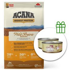 ACANA Wild Prairie 11,4 kg + 2 x conservă Terra Canis GRATUIT