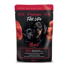 Fitmin For Life Plicule cu inulină Beef 85 g