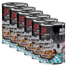 Alpha Spirit Meatballs - Porc cu chimion 6 x 400 g