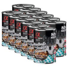Alpha Spirit Meatballs - Porc cu chimion 12 x 400 g