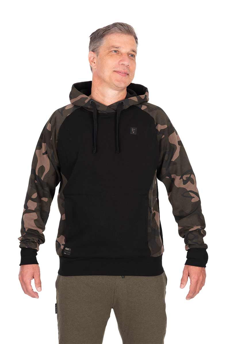 FOX Black / Camo pulover premium 310 hoodie - M