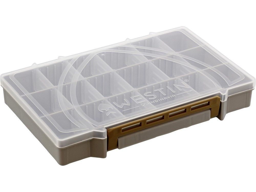 Westin W3 TACKLE BOX Grey/Clear 25x16.5x3.6cm S4