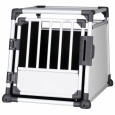 Cutie din aluminiu pentru transportul câinilor cu mașina - 63 x 65 x 90 cm