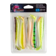 Fox Rage Zander Pro Shad Mixed UV Colour Pack 7.5cm 5x