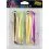 Fox Rage Zander Pro Shad Loaded Mixed UV colour pack 12cm 12g 4/0 jig head x 4