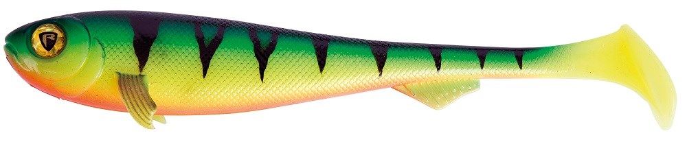 Fox Rage Super Slick Shad 23cm UV Firetiger x 2