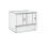 Terrarium din sticlă 40 x 30 x 30 cm / 36L