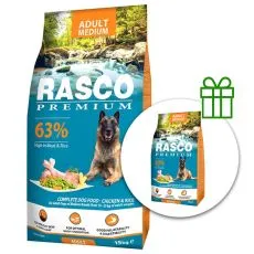 RASCO PREMIUM Adult Medium 15+3 kg GRATUIT