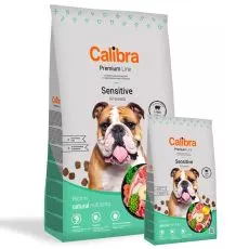 Calibra Dog Premium Line Sensitive 12 + 3 kg GRATUIT
