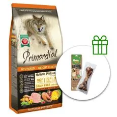 Primordial GF Adult Weight Control Turkey & Salmon 12 kg + one pentru c&acirc;ine GRATUIT