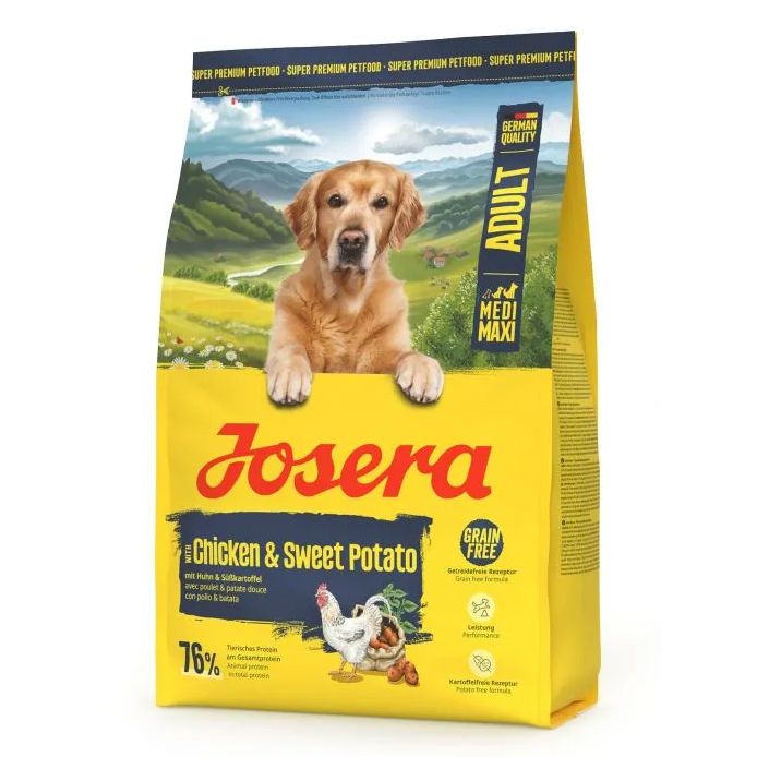 JOSERA Adult Medium/Maxi Chicken & Sweet Potato 0,9 kg