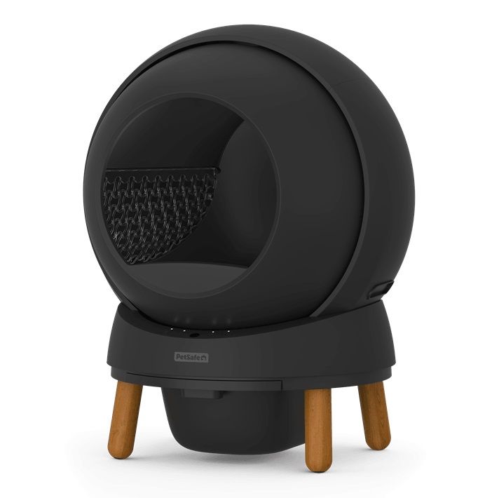PetSafe ScoopFree SmartSpin Toaletă automată pentru pisici, cu autocurățare - black