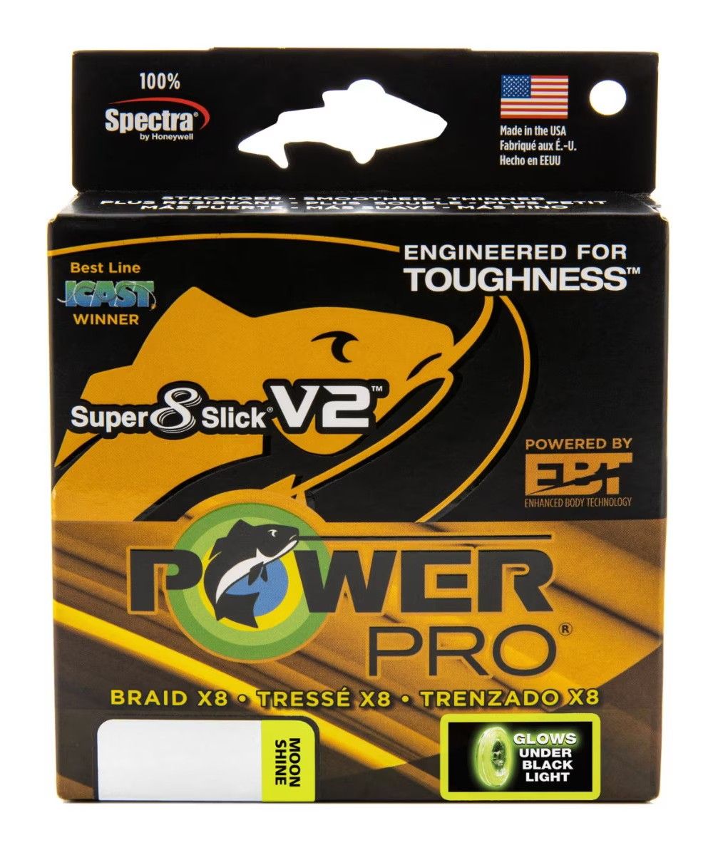 PowerPro Super 8 Slick V2 135m/0.13mm/8kg Moon Shine
