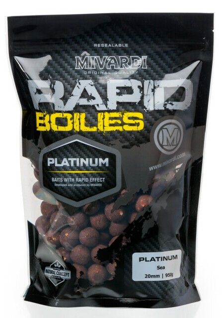 Mivardi Rapid Boilies Platinum SEA - 250g/24mm