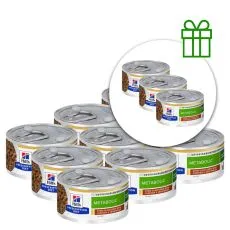 Hill's Prescription Diet Metabolic Stew Weight management conserve pentru pisici 82 g, 9+3 GRATUIT