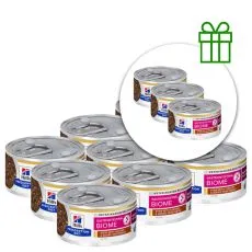 Hill's Prescription Diet GI Biome Tocăniță &Icirc;ngrijire digestivă conservă pentru pisici 82 g, 9+3 GRATUIT