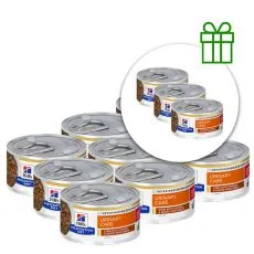 Hill's Prescription Diet Feline Stew c/d Urinary Stress with Chicken & Vegetables 82 g, 9+3 GRATUIT