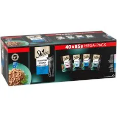 Sheba Delicacy pliculețe Selecție de pește &icirc;n jeleu 40 x 85 g