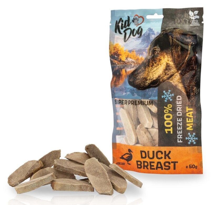 Kid Dog Super Premium 100% Piept de rață liofilizat 50 g