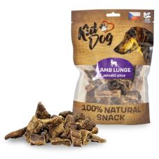 Kid Dog 100% Natural Snack plăm&acirc;ni de miel 2-4 cm/80 g