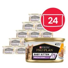 PRO PLAN Kitten Healthy Start pateu pentru pisoi cu pui 24 x 85 g
