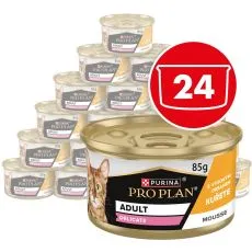 PRO PLAN Delicate Digestion pate pentru pisici cu pui 24 x 85 g