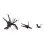 WIO Black Tree Trunk Wood - lemn pentru acvariu M