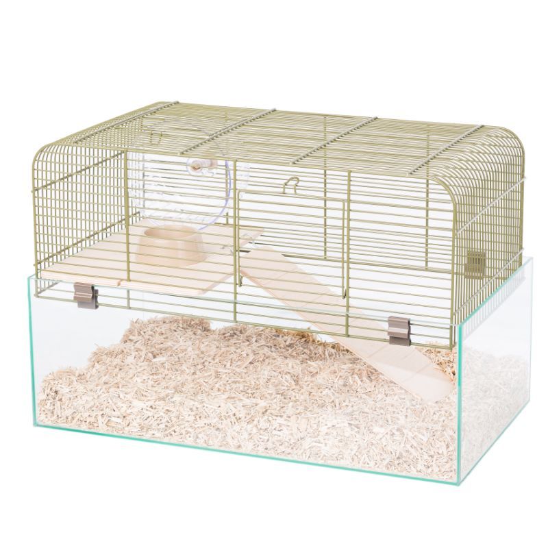 Cușcă pentru rozătoare Aqualand NATURAL - 51,5 x 29 x 40 cm