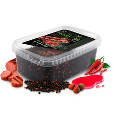 Delphin Reaxe READY&GO Pellet box + Booster + Wafters Frankfurter&ndash;Chilli