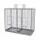 Colivie pentru păsări Verra 125,5 x 61 x 109/127 cm GRI